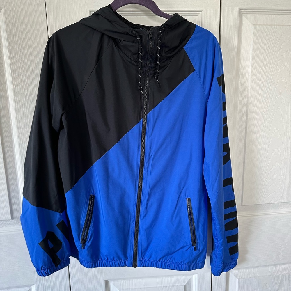 Victoria’s Secret Purple/Black Windbreaker Jacket